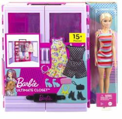 Barbie Set Papusa Barbie cu dulap, haine si accesorii Papusa