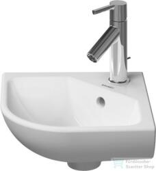 Duravit ME BY STARCK 43, 5x38 cm-es sarokkézmosó, White Satin Matt, Wondergliss bevonattal, 07224332001 (07224332001)