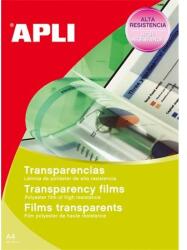 APLI Irásvetitő fólia APLI fekete-fehér lézernyomtatóba 20lap/csomag (1268)