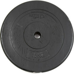 AktivSport Cementes súlyzótárcsa 15 kg 31 mm (QRPL-127-15KG31) - s1sport