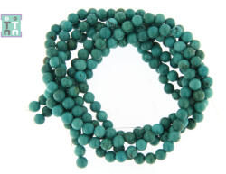 Jasp Colorat Turcoaz Margele Pietre Semipretioase Rotunde - 6x6 mm - Lungime Sirag 40 cm