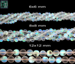  Glass Beads Margele Rotunde - 6-12 x 6-12 mm