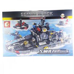 Berger S. W. A. T. Rendőrhajó Építőkészlet (ST3949) - jatekrt