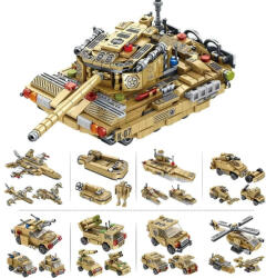 Berger 8 az 1-ben összerakható játék tank (ST5902) - jatekrt