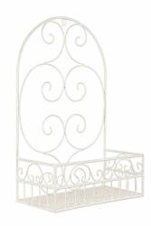 Bizzotto Etajera fier alb Emily 40x21x61 cm (0720451) Raft