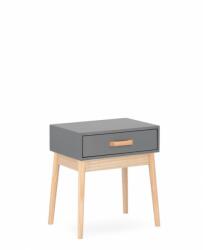 Bizzotto Noptiera lemn 1 sertar Ordinary 43x30x48 cm (0740051)