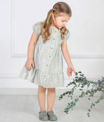 Lilax Kislány virágos alkalmi ruha