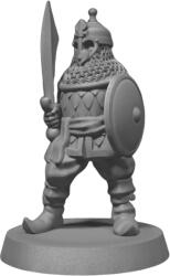 Brite Minis Keleti nehézgyalogos karddal (figura) (bm-0295)