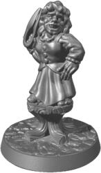 Brite Minis Félszerzet borbély asszony (figura) (bm-0047)