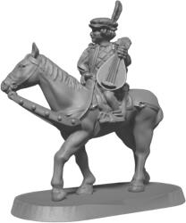 Brite Minis Bárd lovon (figura) (bm-0112)