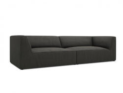 Micadoni Canapea modulara Ruby cu 4 locuri si tapiterie din catifea reiata (CanapeaRuby1set16) Canapea
