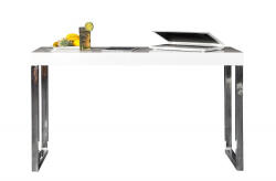 Invicta interior Birou din MDF lucios si metal 120x40 cm (inv16714)