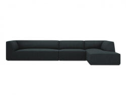 Micadoni Coltar modular Ruby, cu 5 locuri colt pe partea dreapta si tapiterie din catifea reiata (ColtarRuby3set30)