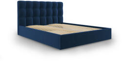 Micadoni Pat Phaedra Royal Blue cu tapiterie din catifea 160x200 (PHAEDRA239)