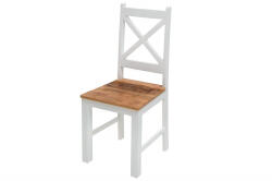 Invicta Set 2 scaune din lemn de mango Long Island (39779)