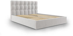 Micadoni Pat Phaedra Light Grey cu tapiterie din catifea 160x200 (PHAEDRA238)