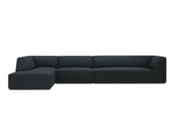Micadoni Coltar modular Ruby, cu 5 locuri colt pe partea stanga si tapiterie din catifea reiata (ColtarRuby3set22)