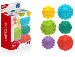 Magic Toys Színes készségfejlesztő puha labda 6 db-os szett (MKL227957)