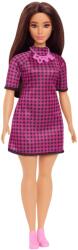 Mattel Barbie - Modell 188 Fekete-rózsaszín kockás ruhában (FBR37/HBV20)
