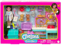 Mattel Barbie Chelsea állatorvos játékszett (HGT12)