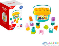 Yixing Toys Színes formabedobó, 16 db-os szett