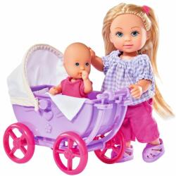 Simba Toys Évike járóbaba babakocsival
