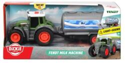 Dickie Toys Fendt tejszállító traktor - Fény- és hanghatásokkal (203734000)