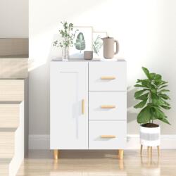 vidaXL Servantă, alb, 69, 5x34x90 cm, lemn compozit (812222) Comoda