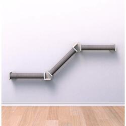 TRIXIE Kaparófa Fali Szett Mászópálya, 195x78cm, Fehér/Szürke (49961)