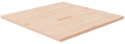 vidaXL Blat de masă pătrat, 80x80x2, 5 cm, lemn masiv stejar netratat (342932)