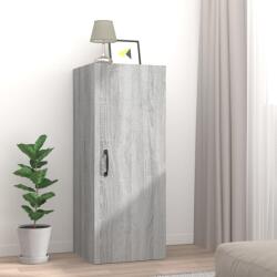vidaXL Dulap perete suspendat gri sonoma 34, 5x34x90 cm lemn compozit (817442) Raft