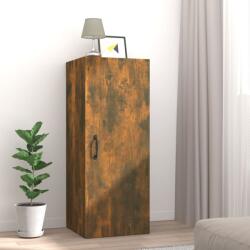 vidaXL Dulap de perete suspendat, stejar fumuriu, 34, 5x34x90 cm, lemn (817441) Raft