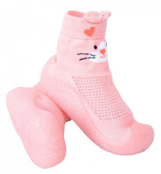 YO! zoknicipő 22-es - rózsaszín cica - babyshopkaposvar