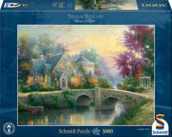 Schmidt Spiele Puzze Schmidt din 3000 de piese - Thomas Kinkade Lamplight Manor (57463)