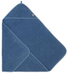 Jollein Minimal Kapucnis törölköző 75x75 cm - Kék (534-514-66035)