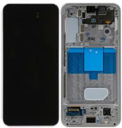 NBA001LCD10112002920 Samsung Galaxy S22 5G OEM OLED kijelző érintővel fehér kerettel, előlap (White) (NBA001LCD10112002920)