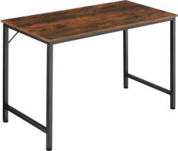tectake 404461 jenkins íróasztal - ipari sötét fa, rusztikus, 120 cm