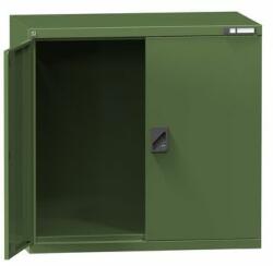 POLAK Fém műhelyszekrény, 100 x 104, 4 x 62, 5 cm, zöld