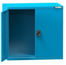 POLAK Fém műhelyszekrény, 100 x 104, 4 x 62, 5 cm, kék