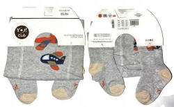  Yo! Baby pamut harisnya fiú (68-74) - szürke repcsi