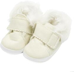NEW BABY Baba téli velúr cipő New Baby 0-3 h bézs - babyboxstore