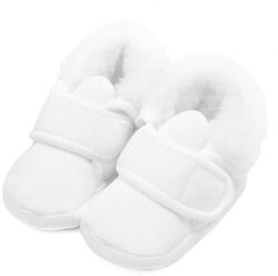 NEW BABY Baba téli velúr cipő a kereszteléshez New Baby 0-3 h fiú - babyboxstore