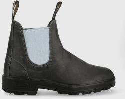 Blundstone magasszárú cipő velúrból 2209 szürke, női, téliesített, lapos talpú - szürke Női 39