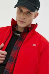 Tommy Jeans rövid kabát férfi, piros, átmeneti - piros M - answear - 40 990 Ft