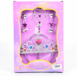 Magic Toys Hercegnő ékszerszett koronával és kiegészítőkkel (MKK568230)