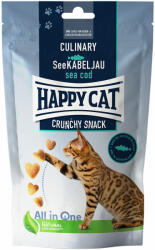 Happy Cat 2x70g Happy Cat Culinary Crunchy tőkehal snack macskáknak