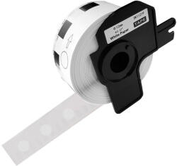 AIMO Etichete rotunde compatibile Brother DK-11219, O12 mm, pentru produse si codificare vizuala (BHADK11219)