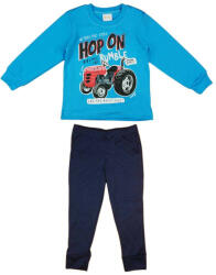 Andrea Kft 2 részes fiú pizsama traktoros mintával