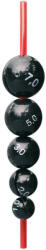 Cralusso - Központos gömbólom védőcsővel 5db/cs - Gömbólom - 10gr (3001-10)