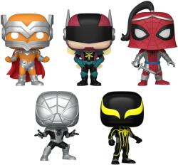 Funko Set figurine Funko POP! Marvel: Spider-Man - Prodigy, The Hornet, Prince of Arachne, Spider-Armor MK I, Spider-Armor MK II (Amazon Exclusive) (073296) Figurina